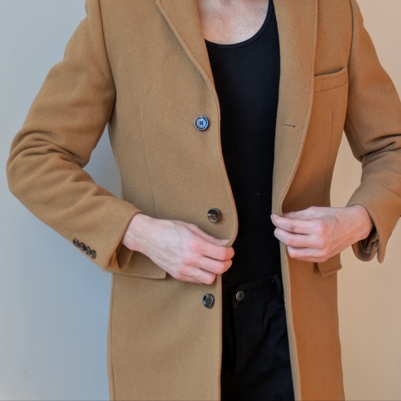 J. Crew Factory Men's Wool Blend Thompson Topcoat | Size 42 - Picture 5 of 9